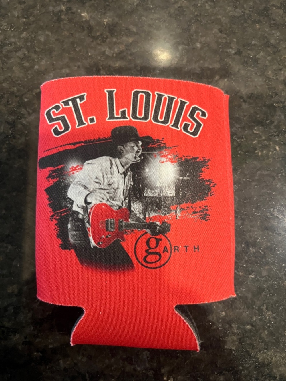 St. Louis Red Garth Concert Can Koozie